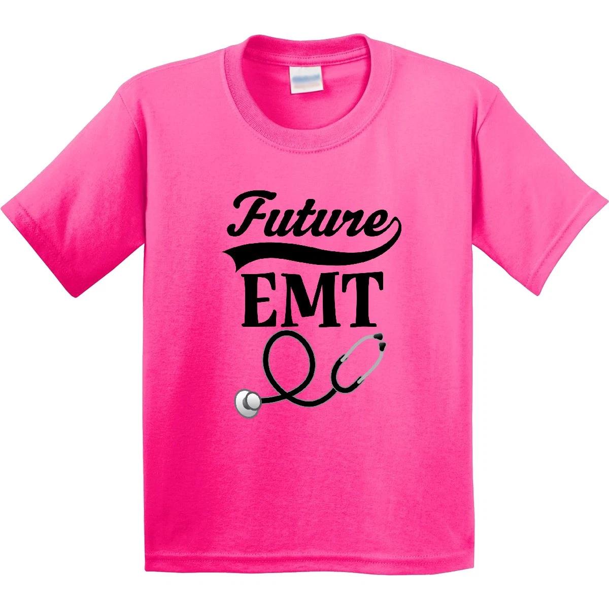 Inktastic Future EMT Emergency Tech Youth T-Shirt Kids Childs Clothing Apparel 100