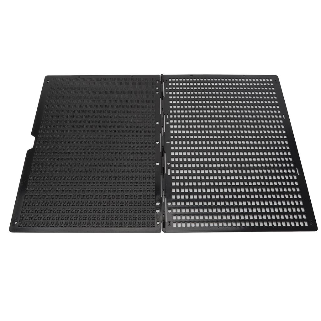 Πλάκα Μπράιγ 27 Γραμμών 30 Κελιών Μαύρη Πλαστική Πλάκα Γραφής Μπράιγ με Γραφίδα για Τυφλούς