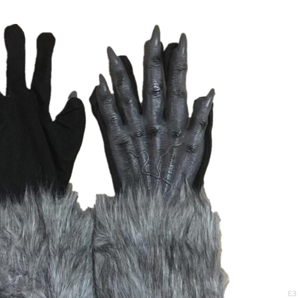 Halloween Gloves Dress up Women Men Durable Themed Party Roles Play Photo Props Cosplay Costume