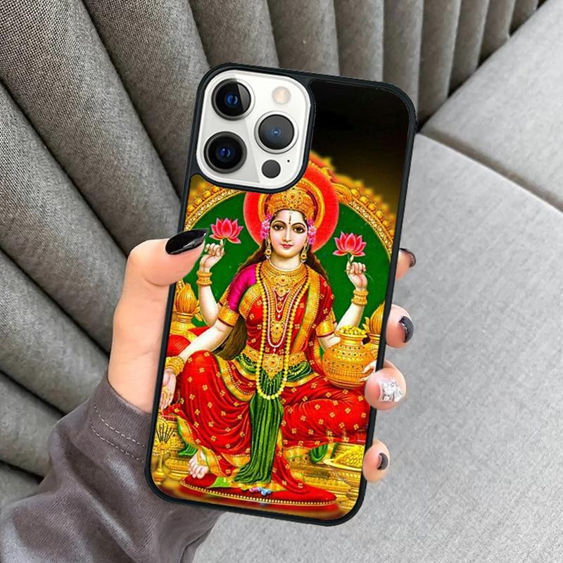 Lakshmi Hindu Goddess Phone Case For iPhone 17 Air 16 16e 15 13 14 Pro Max 11 12 Plus 2022 MAX Shell Cover coque