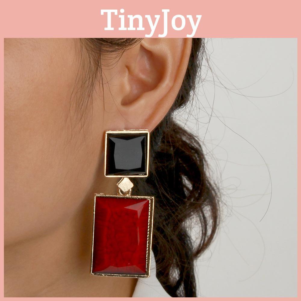 Earrings Resin Minimalist With Geometric Design For Women Fashion Summer