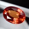 Natural Orange Sapphire Oval Cut 10.25 Ct Excellent Loose Gemstone CERTIFIED