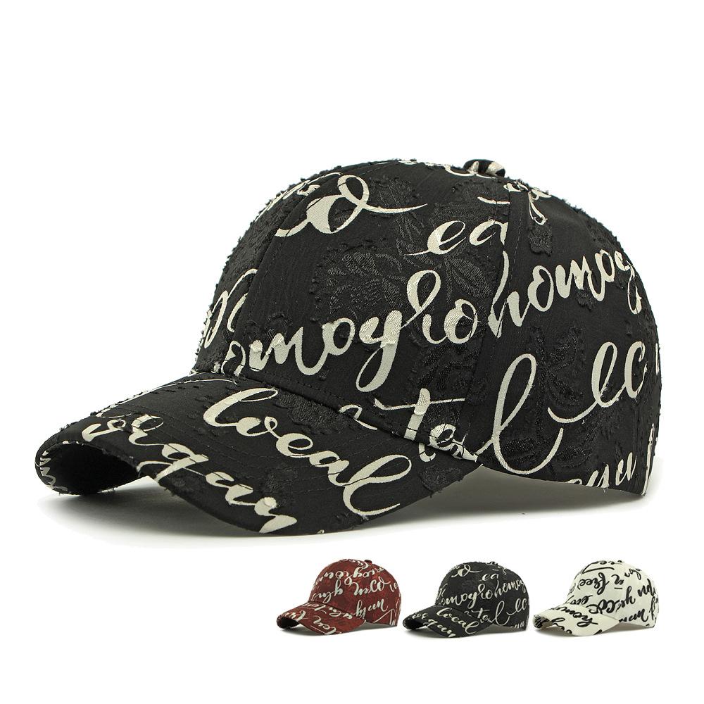 Women Baseball Cap Spring Summer Men Sun Protection Sun Hat Letter Cap