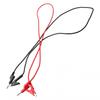 2 Stück 4 mm Bananenstecker auf Krokodilklemme Messleitungen 1 m Kabel