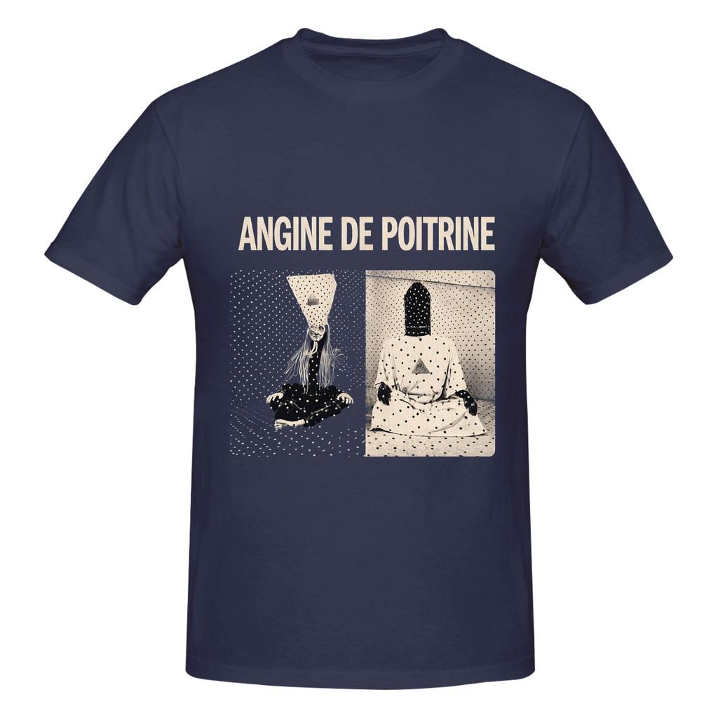 1 Piece More Funny 100 Cotton Tshirt Aangine De Poitrine Rock Tees Tops For Unisex