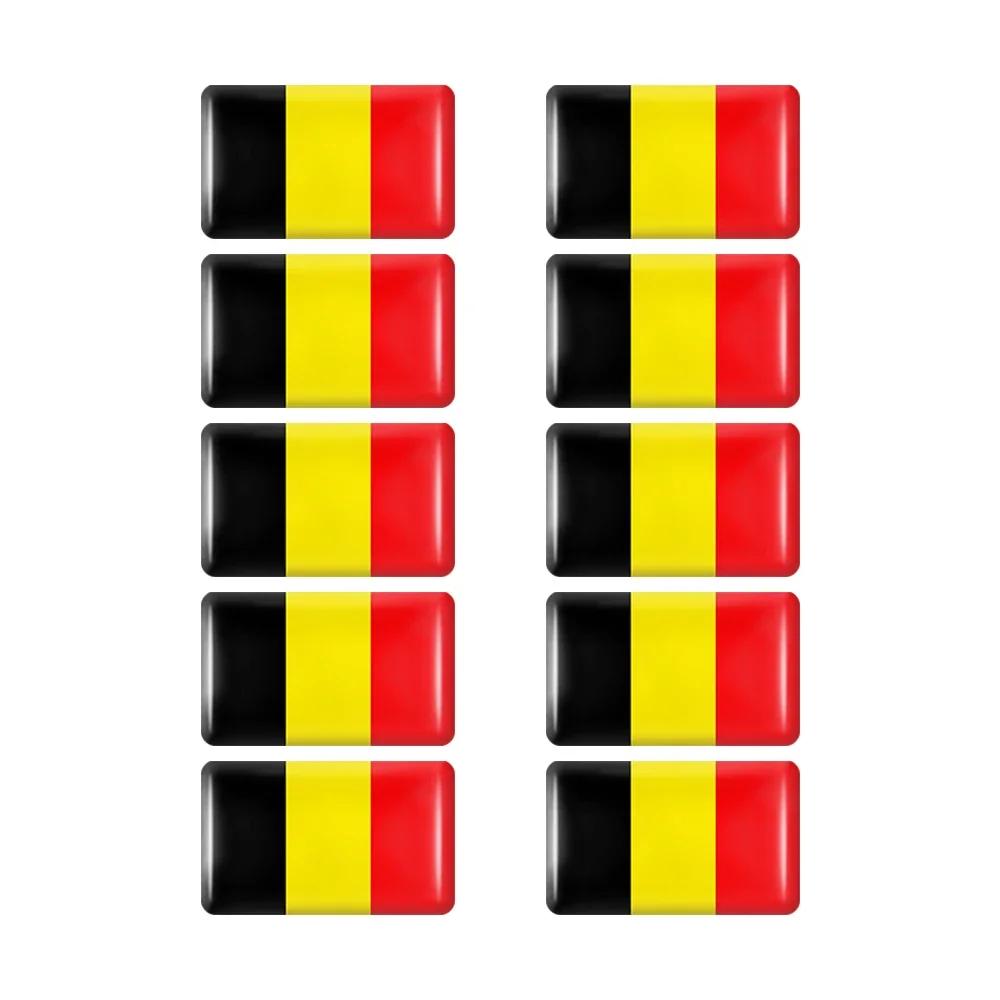 10pcs Epoxy Sweden Flags Sticker Car Interior Decoration Decal for VOLVO S40 S60 S80 S90 XC40 XC60 XC70 XC90 V40 V60 V70 Badge