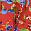 PEARLY GATES Floral Cotton pants Red Women Used