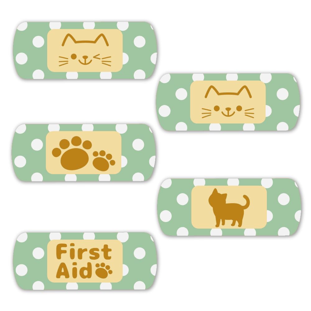 [Set of 5] Banso Stickers for Hiding Car Scratches, 3.0 x 1.2 inches (7.5