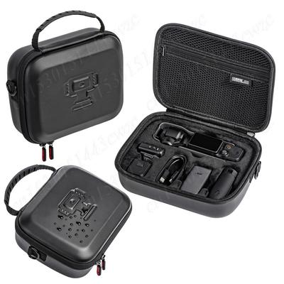 Reisekoffer für DJI Osmo Pocket 3 Creator Combo Zubehör PU Schutztasche Tragbare Aufbewahrungstasche mit Schultergurt