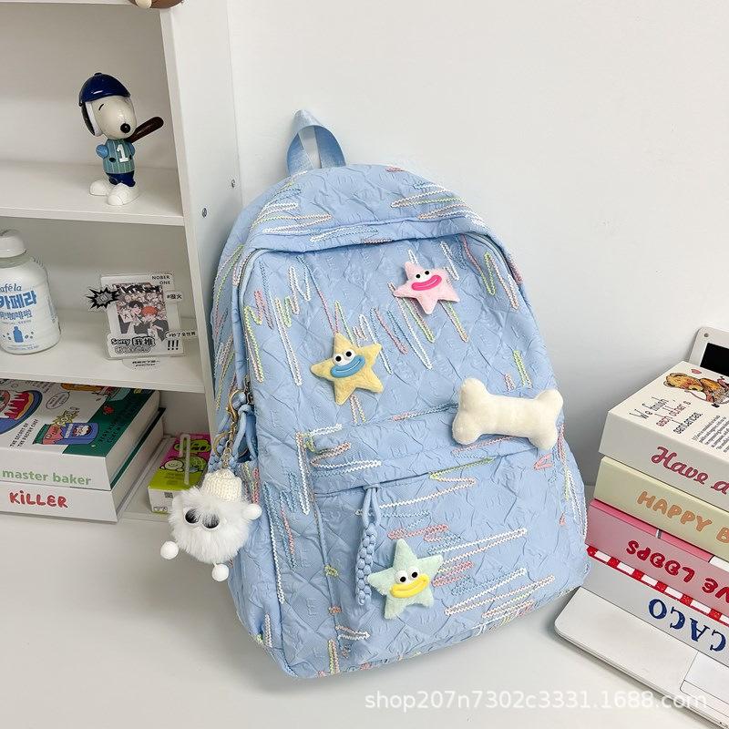 Schoolbag Japanese cute schoolbag female junior high school student high value niche ins style student large capacity backpack travel backpack
