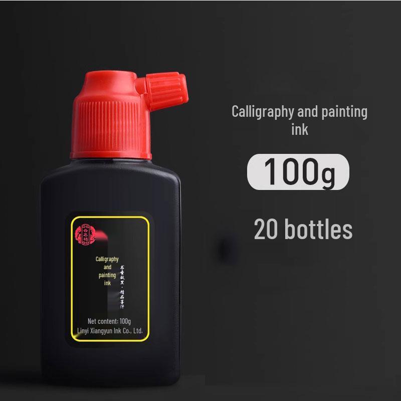 Inchiostro per Calligrafia e Pittura Cinese per Principianti - Flacone Blu da 250g