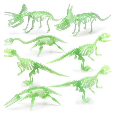 Archäologische Ausgrabung von Dinosaurierskelett-Fossilien, Leuchtendes Skelett, Tyrannosaurus, Morinda, Mosasaurus, Zusammenbaubare Verzierungs-Spielzeuge