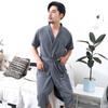 Unisex Long Sleeve Bathrobe - Spring/Autumn Solid Color
