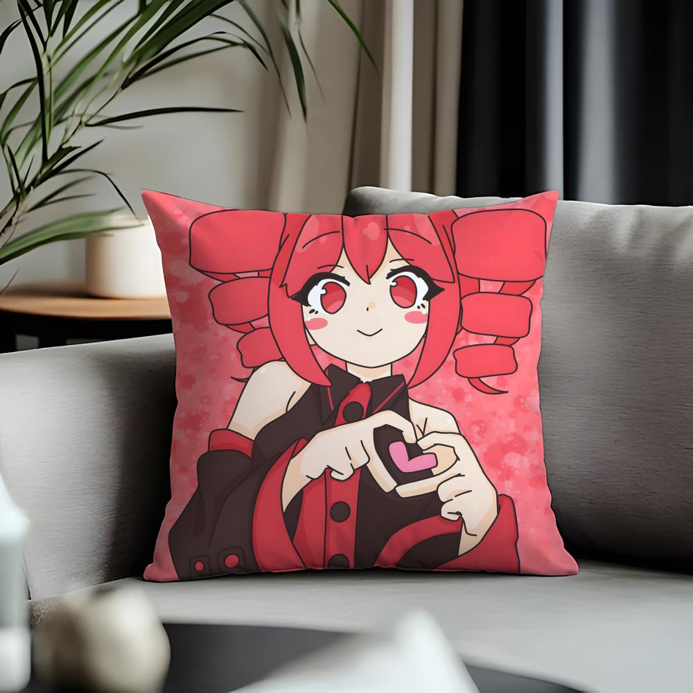 Viral TTeto Tetoed Cushion Cover Antidustmite Pillowcase Invisible Zipper Silky Short Plush Sofa Cushion Cover