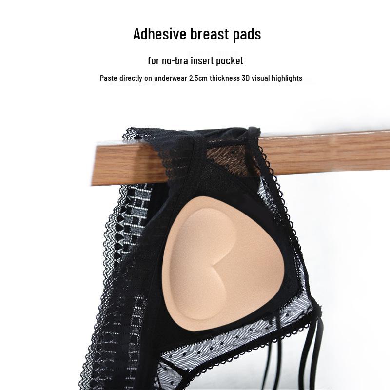 Bio-glue Self-adhesive Nipple Covers: Invisibly Supportive Triangle Breast Pads for Swimsuits and Wedding Wear