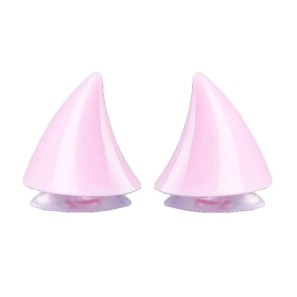 

2Pcs Motorbike Bike Helmet Ears Horns Protective Decorative Motorcycle Snow Sports Helmet Sticker Decor Accessories Universal