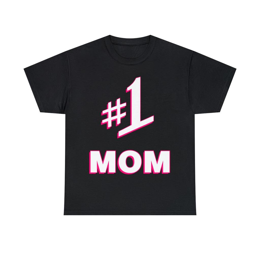 #1 Mom Number One Mom Graphic Tee Shirt, S-5XL