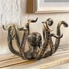 Halloween Unique Tentacles Skull Animal Sculpture Cup Holders Resins Ornament Hanging Hook for Home and Office Decors