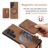 2 v 1 Odnímatelné Magnetické s Držákem na Karty Pouzdro na Telefon pro Samsung Galaxy S23 FE S24 S22 Ultra Plus A25 A35 A15 A05 A05S Kryt