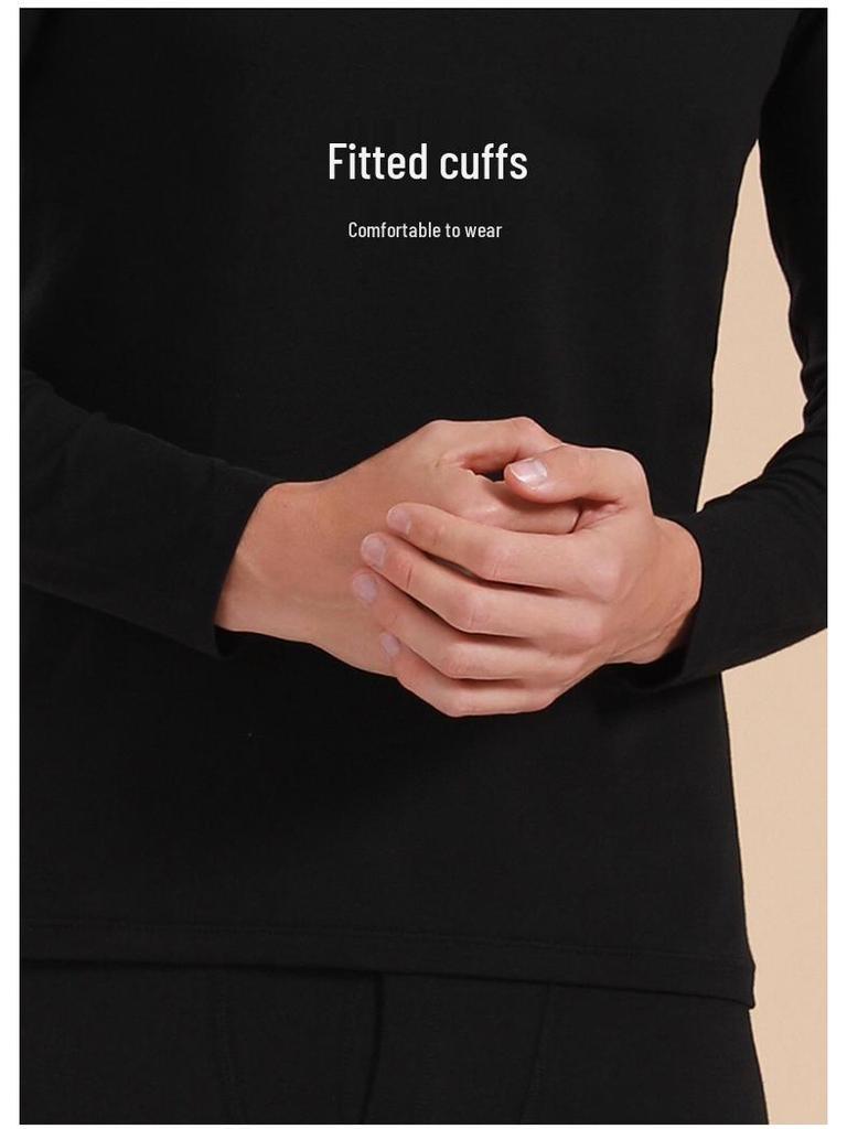 Men's Slim Fit Pure Cotton Thermal Underwear Set - Autumn/Winter Collection