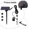 Solar Water Fountain Pump for Small Ponds with 180L/h Maximum Flow Rate