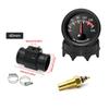 Jauge de température d'eau 52 MM 12 V pour voiture, instrument de température d'huile avec capteur de température, ensemble avec adaptateur 26 MM-40 MM, accessoires de voiture