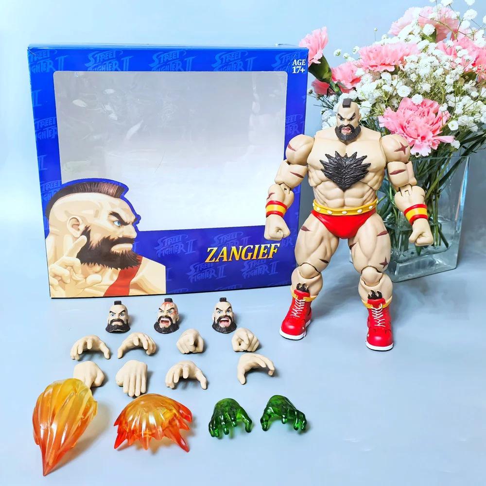 Street Fighter Zangief Articulated Action Figure Collectible Model Toys 22cm