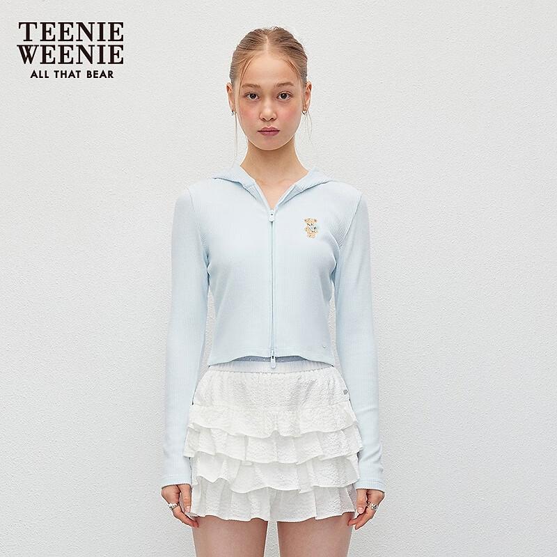 Teenie Weenie Women's Embroidered Hooded Sweatshirt