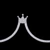 Rhinestone Chest Bracket Chain Crown Chest Bracket Bra Chain Sexy Bikini Bra Body Chain Jewelry Alloy Material for Women