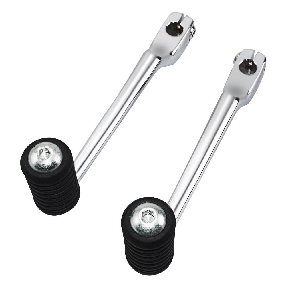 Spaker foran og bak m/skiftepinner, hæl-/tåskiftepinner for Harley 1986-2017 FL Softail 1988-2023 Touring 2008-up Trike