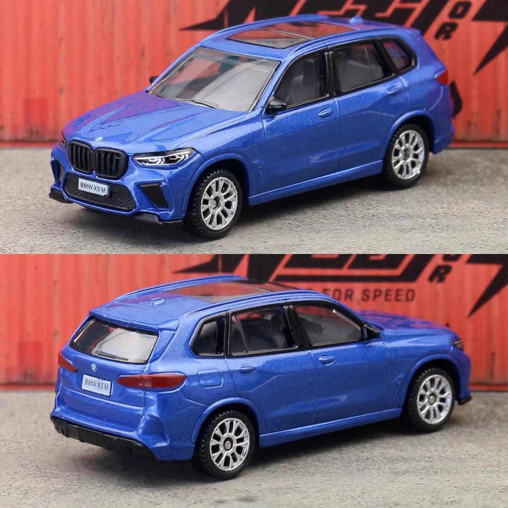 Maßstab 1/64 BMW X5M Spielzeugauto Modell CCA MSZ 1:64 Diecast Fahrzeug Miniatur Freilaufende Räder Sammlung Geeignet für Hot Wheels Geschenk Kinder