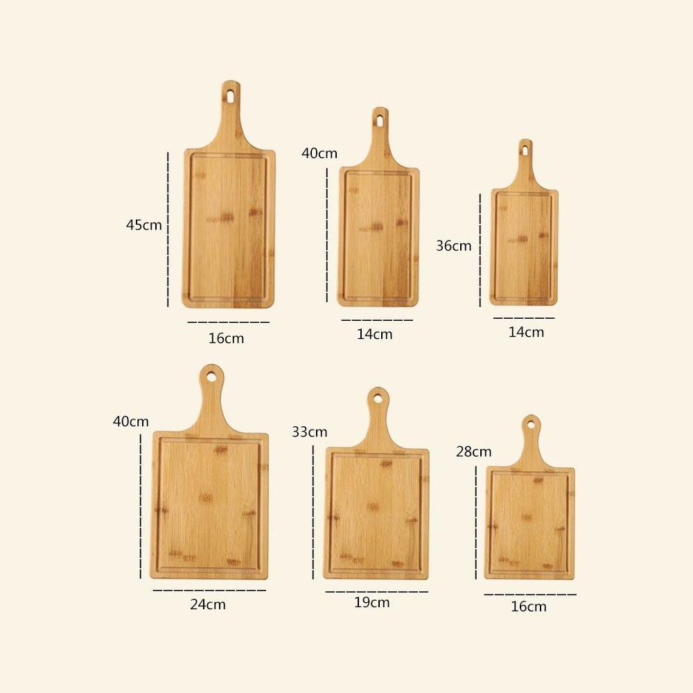 Rectangle Wooden Pizza Tray Wooden Bread Fruit Sushi Tray Durable Cutting Board  Food Display