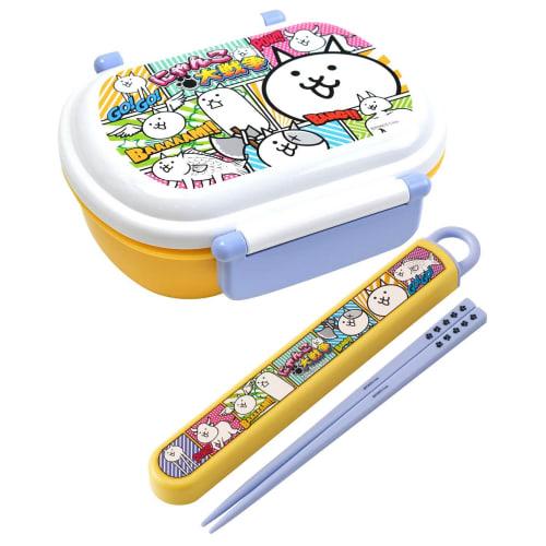 Skater Chopsticks 16.5cm Chopstick Box Set Nyanko Great War 23 For Children Antibacterial Made in Japan ABS2AMAG-A