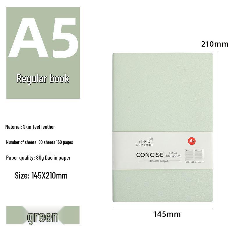 Prémiový zápisník A5 s vlastním logem - Jednoduchý, stylový, kreativní kancelářský a studentský diář