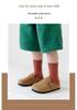 Free Shipping Candy Color Children's Mid-Calf Socks (2026 Autumn/Winter) - Versatile Plain Double Needle for Boys & Girls