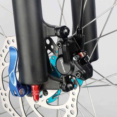 Guidon de Vélo Pliant avec Disques de Frein - Kit d'Étriers de Frein - Ensemble Premium de Composants de Freinage Pliants et Guidon