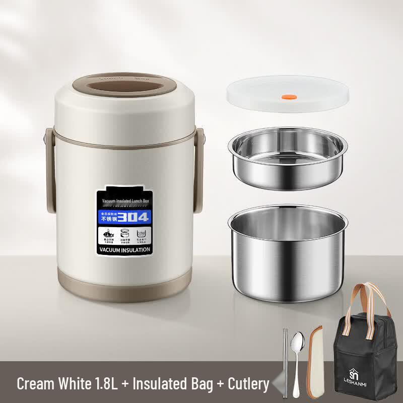 Yoluo 3-Layer Stainless Steel Thermal Lunch Box