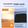 Car Sunshade Rail-Type Small Window Curtain: Heat Insulation & Privacy Visor for Children's Side Windows