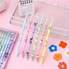 12pcs Sanrio family 0.5mm straight rod erasable neutral pen girl heart high-looking fountain pen student writing pen black