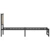 Vidaxl Metal Bed Frame, Without Mattress, Sonoma Oak, 100X200 Cm