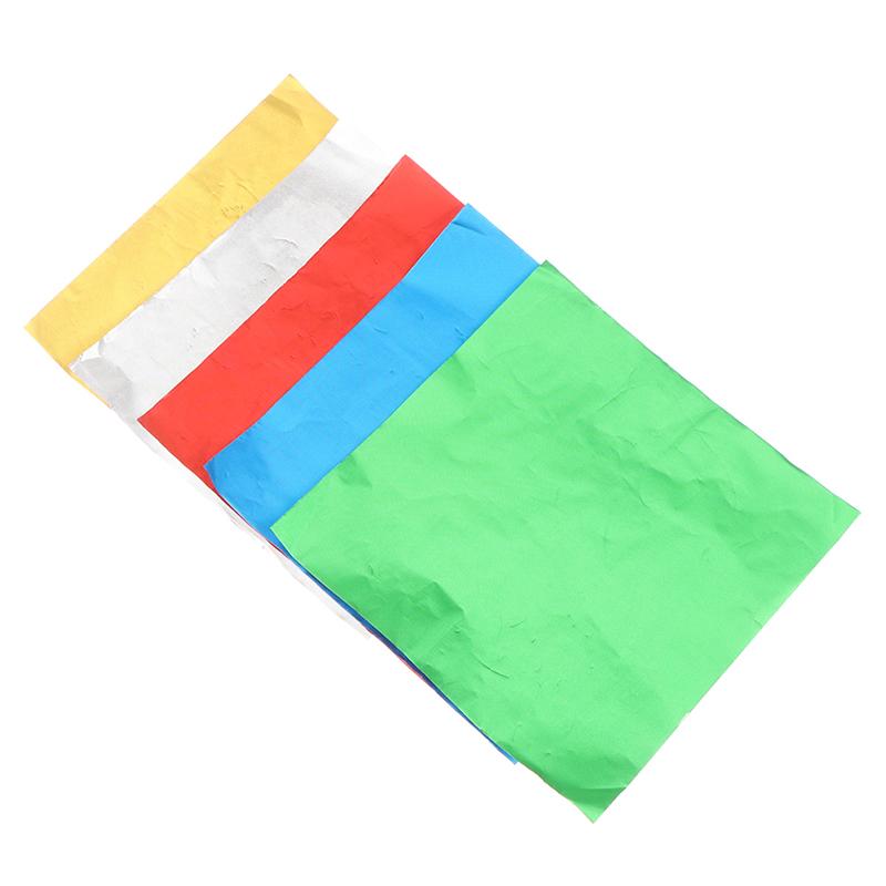 100 Sheets 20*20Cm Aluminium Foil Wrapper Paper Wedding Chocolate Paper