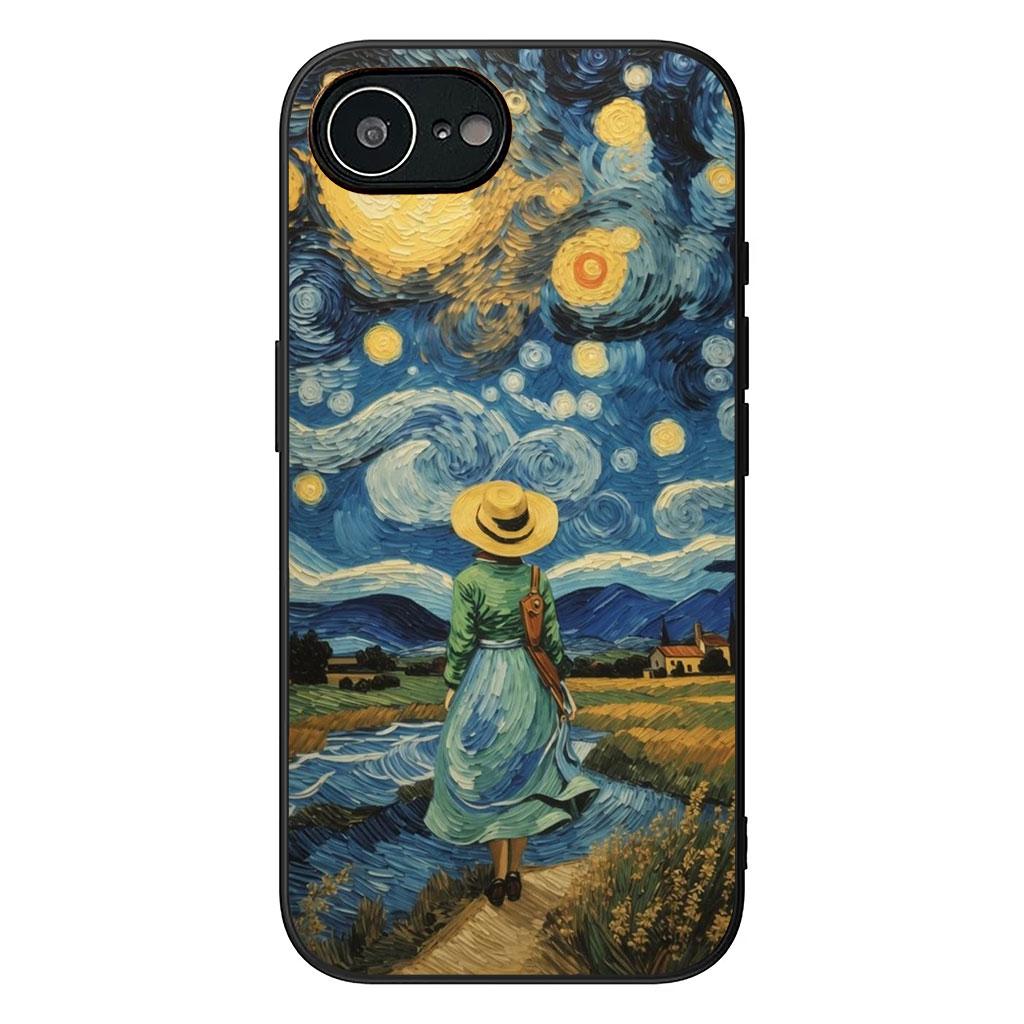 Starry Night Van Gogh Sky Art Phone Cover for Samsung Galaxy S25 S24 S22 S23 FE Ultra Plus A56 A05 A06 A15 A16 A55 S7 Edge Case