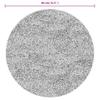 HUARTE Rug Short Pile Soft and Washable Beige Ø 80 Cm