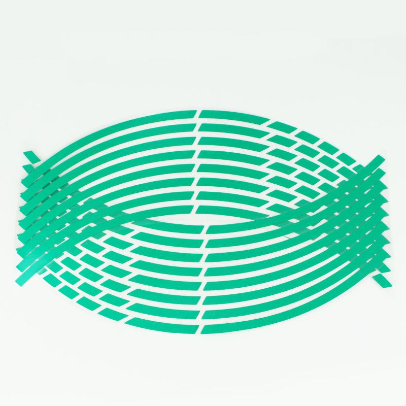 Motorcycle Wheel Tire Stickers Strips Reflective Rim Tape Strips for Motorcycle Car Wheel Tire Stickers Motorbike Auto Decals