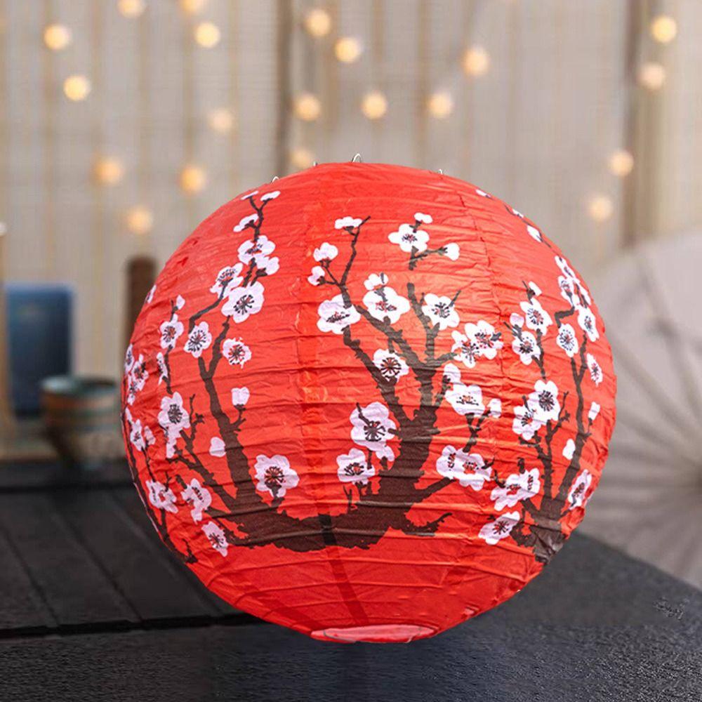 Traditional Festival Antique Lantern Luminous Round Paper Lantern  Lantern Festival