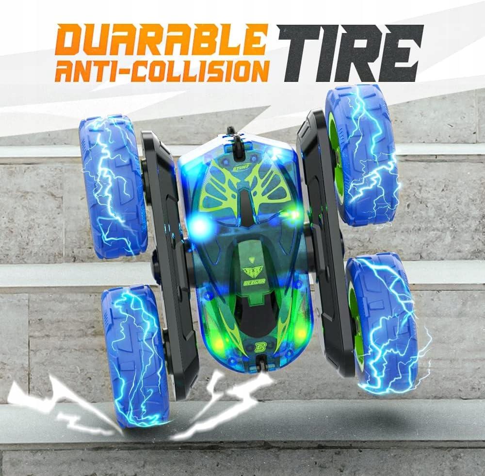 Remote Controlled Car Bezgar 203 4WD LED Lights Blue 500 mAh Battery