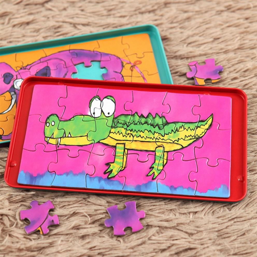 Denksportaufgaben Lila Kuh Magnetisches Puzzle Brettspiel