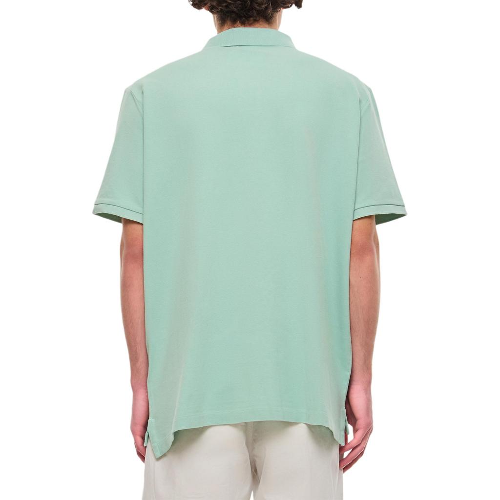 Polo Ralph Lauren Solid Logo Pullover Straight Fit Short Sleeve Polo Shirt Men Tops Green 710936508-002