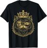This Is an Outrage Funny Princess Cat Donut Gold Womens Mens T-Shirt