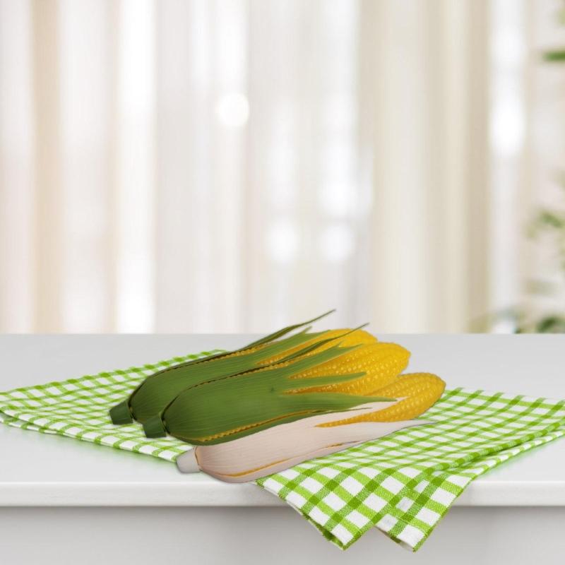 6Pcs Artificial Corn Realistic Fake Corn Simulation Corn Simulation Vegetable for Thanksgiving Decorations Photo Props